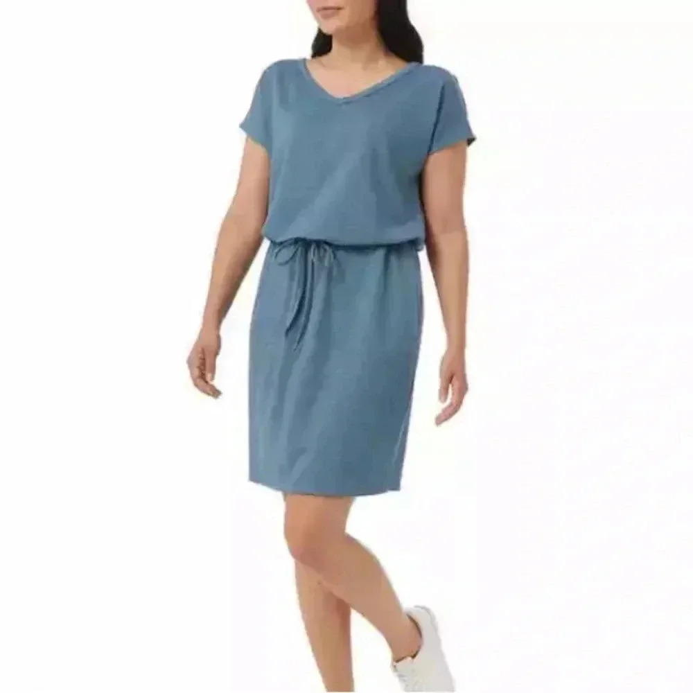 32° Degrees Cool Soft Lux Dress Heather Light Green Size XL Pockets Athleisure